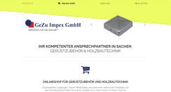 Desktop Screenshot of gezu-gmbh.de